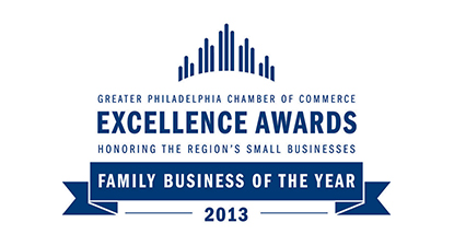 2013 Family Business Of The Year By The Greater Philadelphia